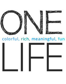 One colorful rich meaningful fun Life